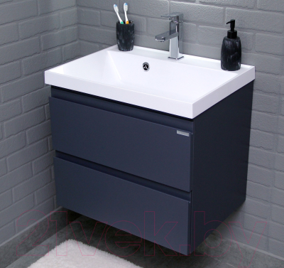 Тумба под умывальник Домино Classica 60 Graffo подвесная В2 / DGr2111T