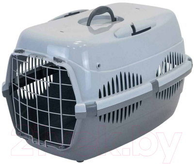 Переноска для животных ZooM Спутник-3 / 4292сер-сер - фото