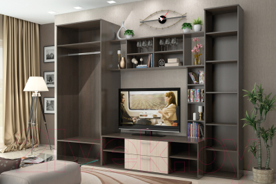 Стенка Stolline Милан / СТЛ.248.00МС (дуб феррара/дуб кремона)