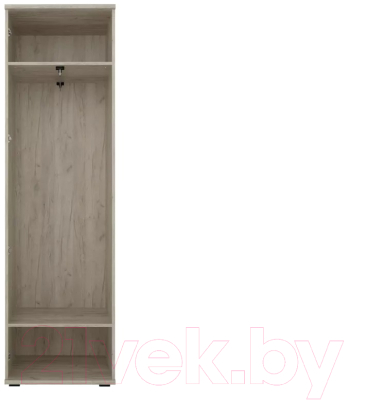Шкаф-пенал Stolline Альянс однодверный / 435.04 (дуб крафт/белый глянец)