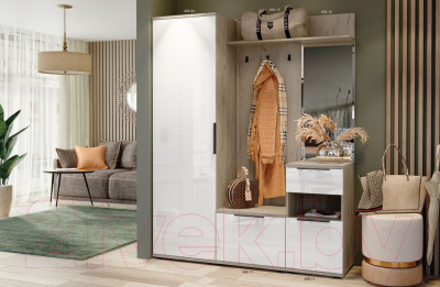 Зеркало Stolline Альянс / 435.16 (дуб крафт)