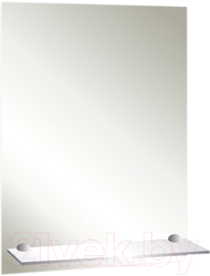 Зеркало Континент Прямоугольник 39x59 (с полкой) - фото
