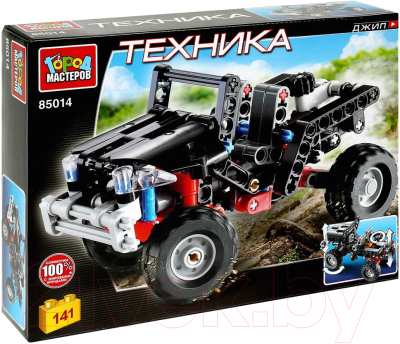 Конструктор Город мастеров Джип / 85014-ZH