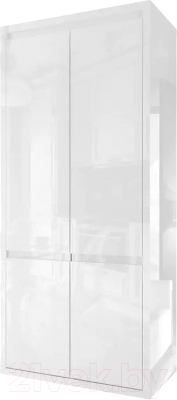 Шкаф Stolline Норден 2-х дверный / 321.09 (белый) - фото