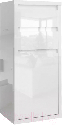 Тумба Stolline Норден с 2 ящиками и дверью / 413.04 (белый) - фото