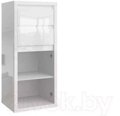 Тумба Stolline Норден с 2 ящиками и дверью / 413.04 (белый)