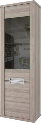 Шкаф с витриной Stolline Честерфилд / СТЛ.365.02 (шорвуд) - фото