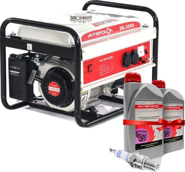 Бензиновый генератор Интерскол ЭБ-3500 Автономный - фото