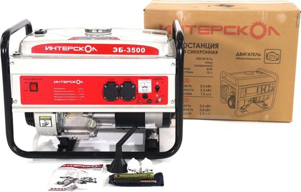 Бензиновый генератор Интерскол ЭБ-3500 Автономный