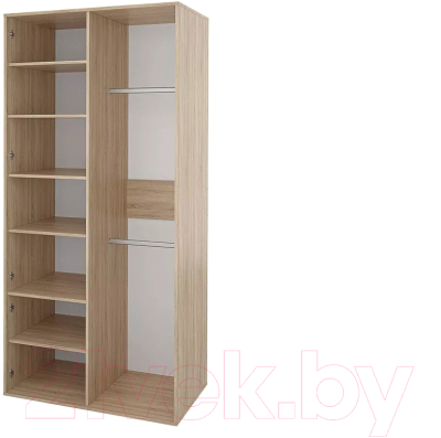 Шкаф Stolline Мика 3-х дверный / СТЛ.165.09 (дуб сонома/белый)