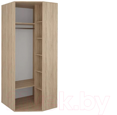 Шкаф Stolline Мика угловой / СТЛ.165.10 (дуб сонома/белый)