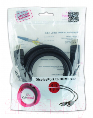 Кабель Cablexpert CC-DP-HDMI-6