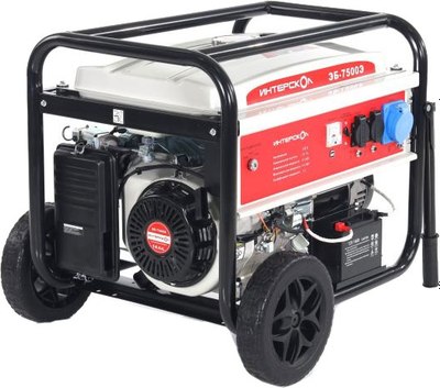 Бензиновый генератор Интерскол ЭБ-7500 Э Автономный - фото