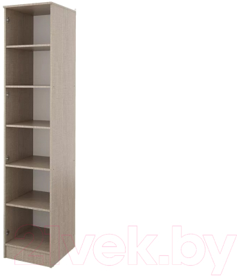 Шкаф-пенал Stolline Юта 1 дверный / СТЛ.359.02 (крослайн карамель/латте)