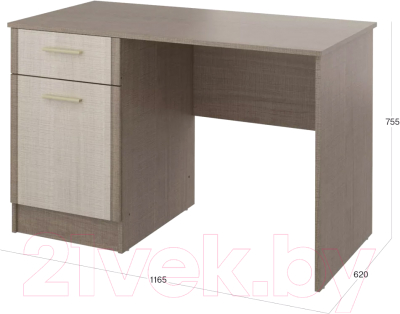 Компьютерный стол Stolline Юта / СТЛ.359.08 (крослайн карамель/латте)