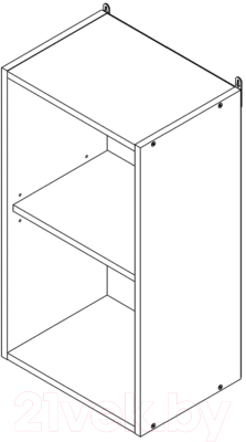 Шкаф навесной для кухни Stolline Дуэт 40 / СТЛ.316.01 (дуб феррара/ясень шимо светлый)