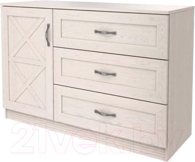 Тумба Stolline Лозанна / СТЛ.223.03 (дуб белый) - фото