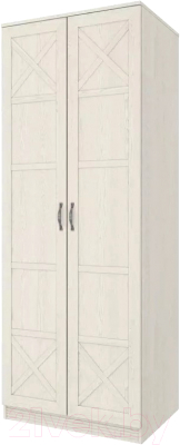 Шкаф Stolline Лозанна 2-х дверный / СТЛ.223.09 (дуб белый) - фото