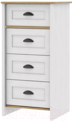 Комод Stolline Тифани / СТЛ.305.17 (дуб небраска/белый) - фото