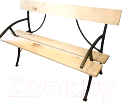 Скамья садовая M-Group Эконом / 18100400 - фото