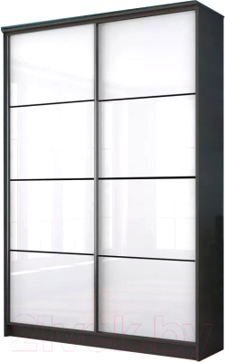 Шкаф-купе Stolline Байкал-2 2-х дверный / СТЛ.268.12 (дуб феррара/белый глянец) - фото