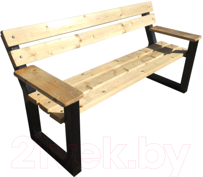 Скамья садовая M-Group Модерн 60 / 18040420 - фото