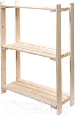 Стеллаж Альфалес 3 полки - фото