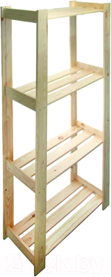 Стеллаж Альфалес 4 полки - фото