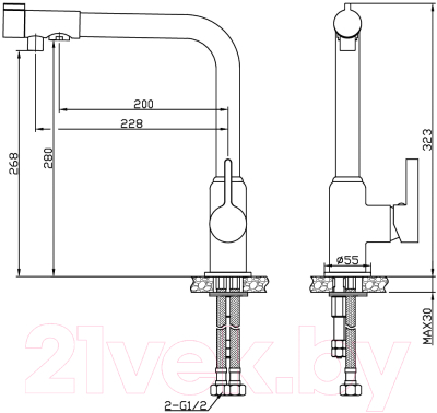 Смеситель Esko K23
