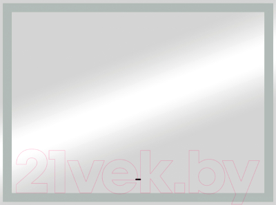 Зеркало Континент Mercury Led 90x70 (с бесконтактным сенсором)