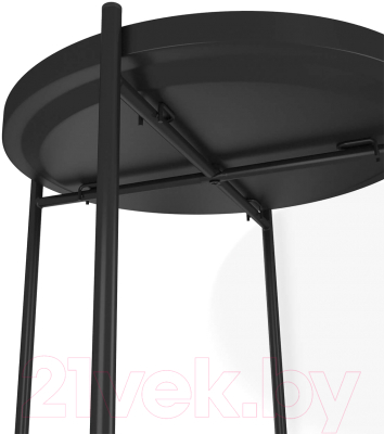 Журнальный столик Sheffilton SHT-CT8-3 (млечный путь/черный муар)