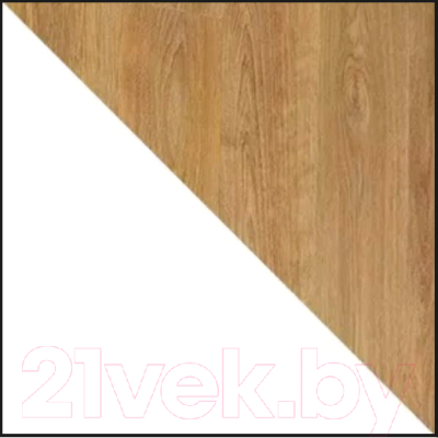 Обеденный стол Stolline Фрегат (белый/дуб катания/стекло)