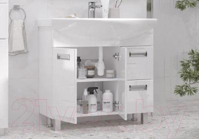 Тумба под умывальник Volna Joli 80.2D.2Y Балтика
