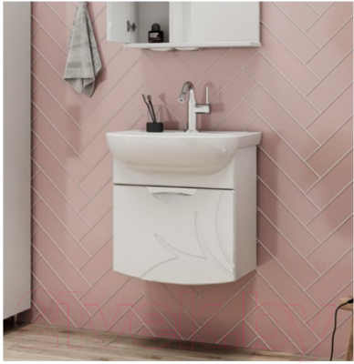 Тумба под умывальник Volna Adel 60.1Y Балтика (подвесная)