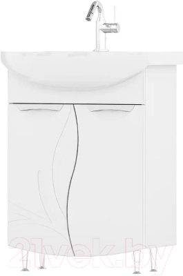 Тумба под умывальник Volna Adel 60.2D Балтика - фото