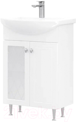 Тумба под умывальник Volna Milena 55.2D Балтика - фото