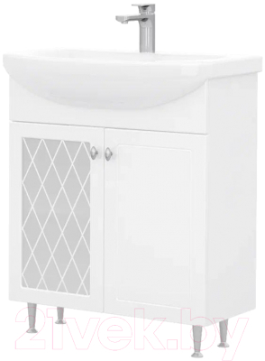 Тумба под умывальник Volna Milena 70.2D Балтика - фото