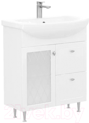 Тумба под умывальник Volna Milena 70.1D.2Y Балтика - фото