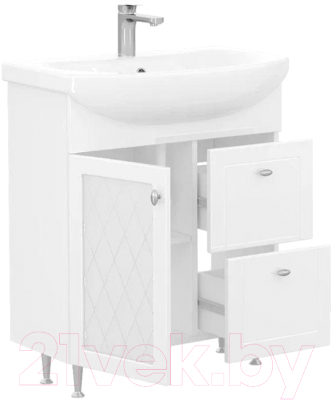 Тумба под умывальник Volna Milena 70.1D.2Y Балтика