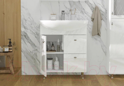 Тумба под умывальник Volna Milena 70.1D.2Y Балтика