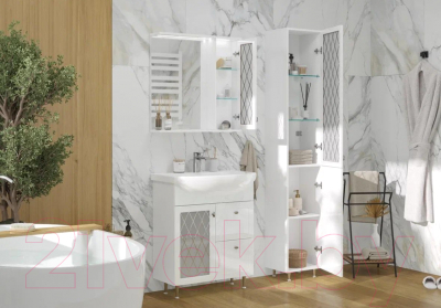 Тумба под умывальник Volna Milena 70.1D.2Y Балтика