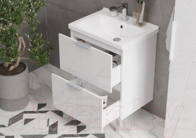 Тумба под умывальник Volna Twing 80.2Y Миранда (белый)