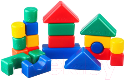 Конструктор Синий трактор Цветные кубики / 9586802