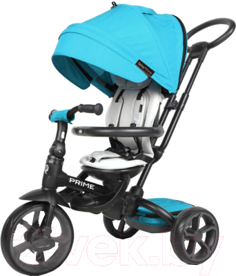 Трехколесный велосипед с ручкой QPlay Prime / Prime1B - фото