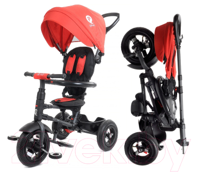 Трехколесный велосипед с ручкой QPlay QA6R