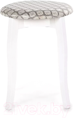Табурет Stolline Рей (белый/Рио 17 компаньон)
