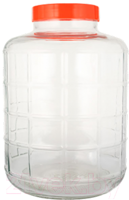 Емкость для хранения NiNaGlass С гидрозатвором (18л)