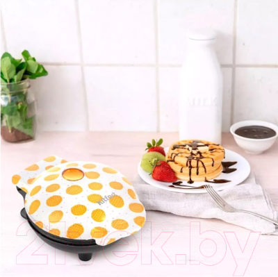 Вафельница Kitfort KT-1684-2 (белый/желтый)