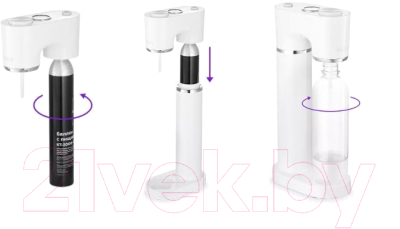 Сифон для газирования воды Kitfort KT-4097-1