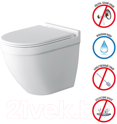 Унитаз подвесной Grossman GR-4483SQ